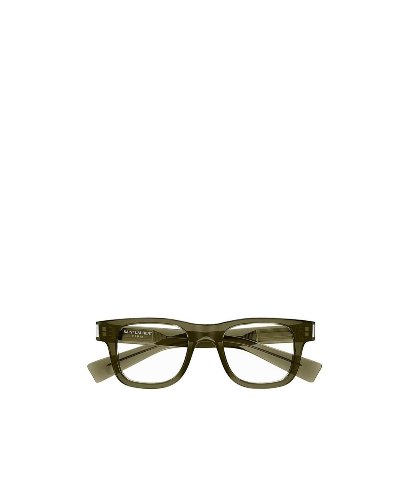 Saint Laurent Sl5640pt Square-frame Glasses In Green