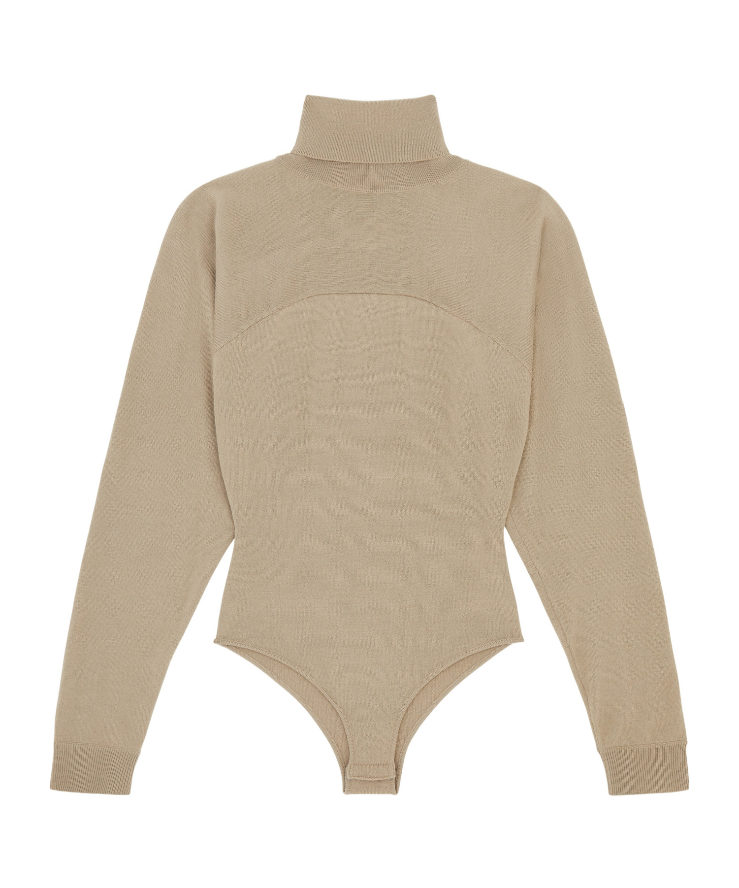 Mm6 Maison Margiela Turtleneck Body In Brown