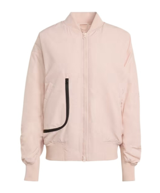 Shop Adidas By Stella Mccartney True Nature Bomber Jacket In Steam Pink