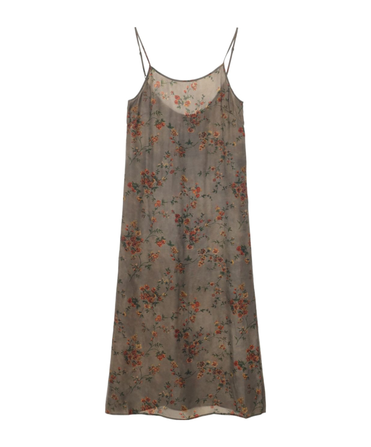 Uma Wang Anaya Dress Woman Grey In Green