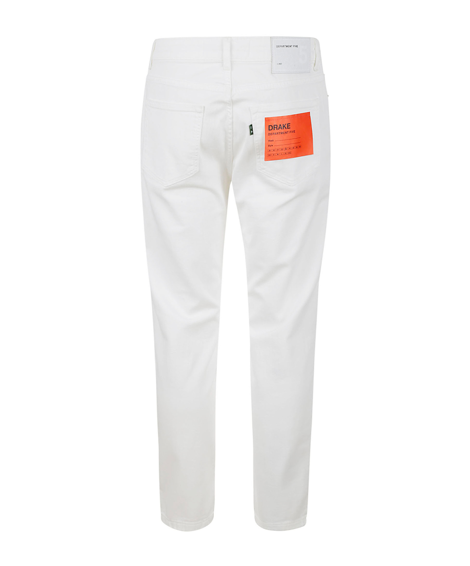 Department Five Belt Ring Casual Pants In White