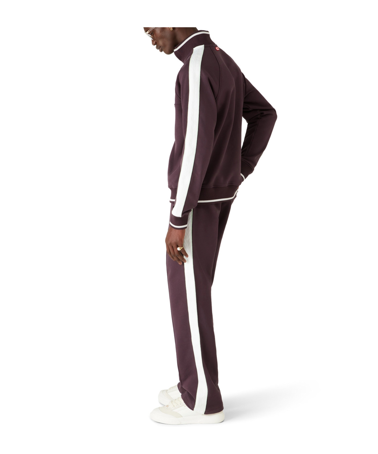 Casablanca Logo Patch Sweatshirt In Purple