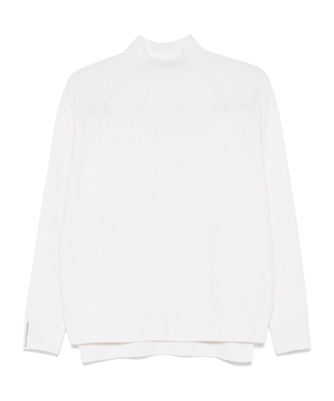 Shop Peserico Long-sleeved Sweater In White