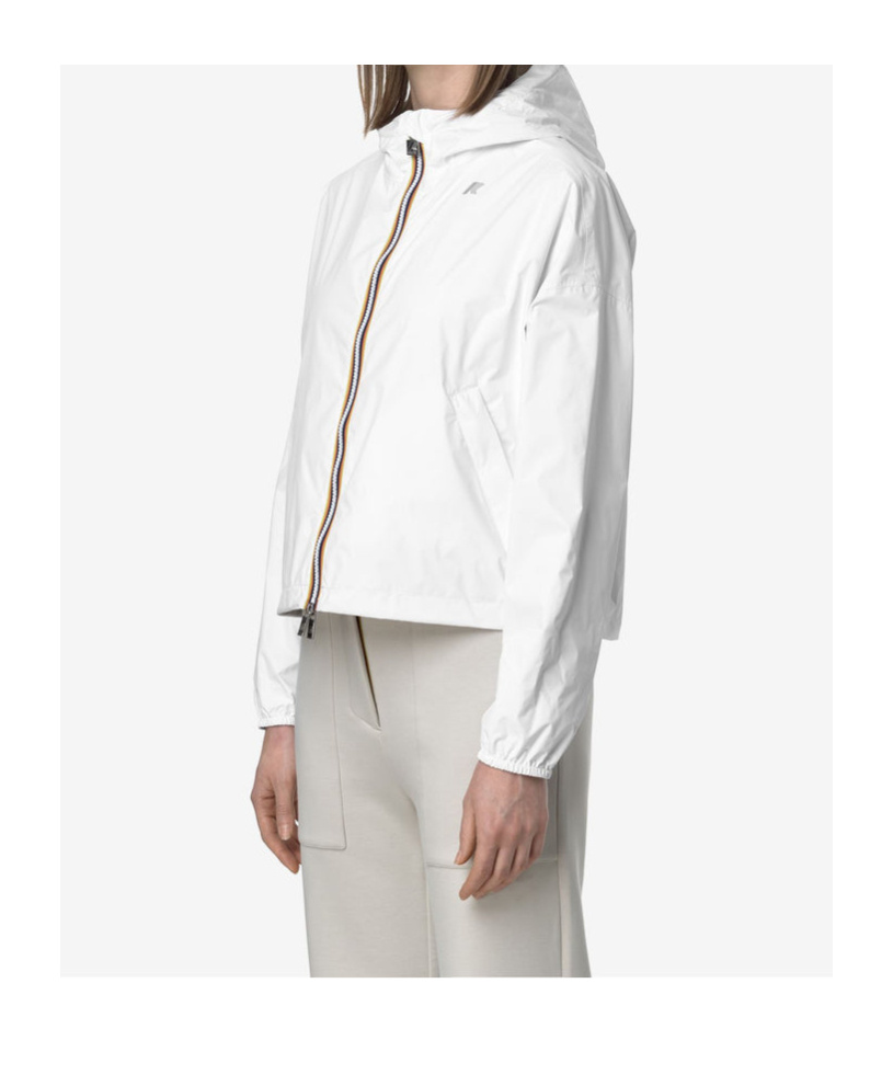 K-way Laurette Plus.2 Double Short Down Jacket In White