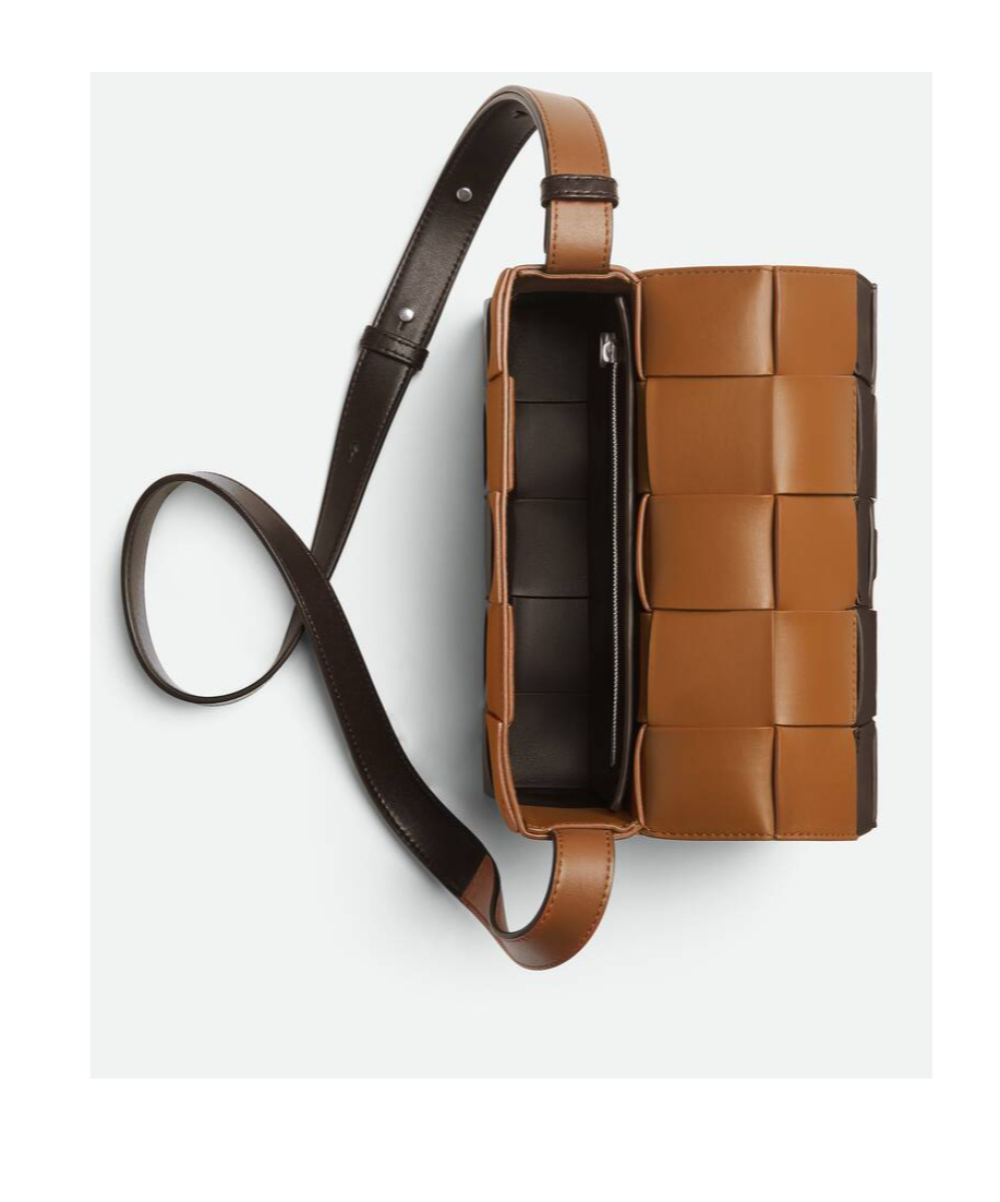 Bottega Veneta Logo Cross-body Bag In Black