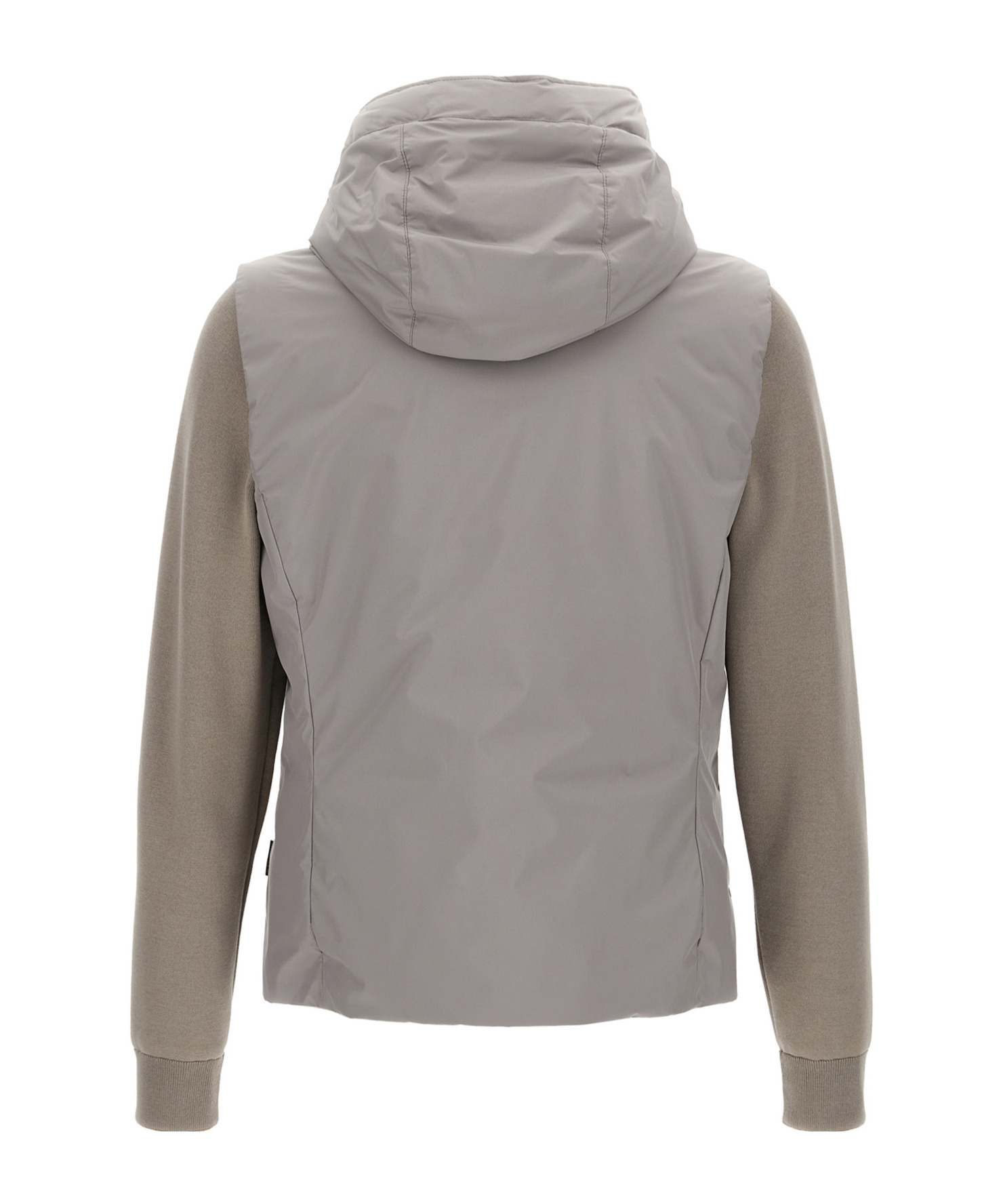 Moorer Dove Grey Polyester Evan Down Jacket In Gray