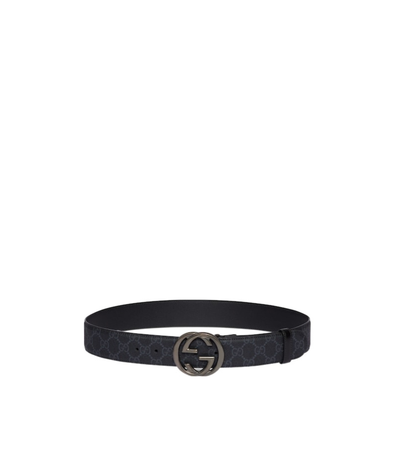 Gucci Interlocking G-button In Black