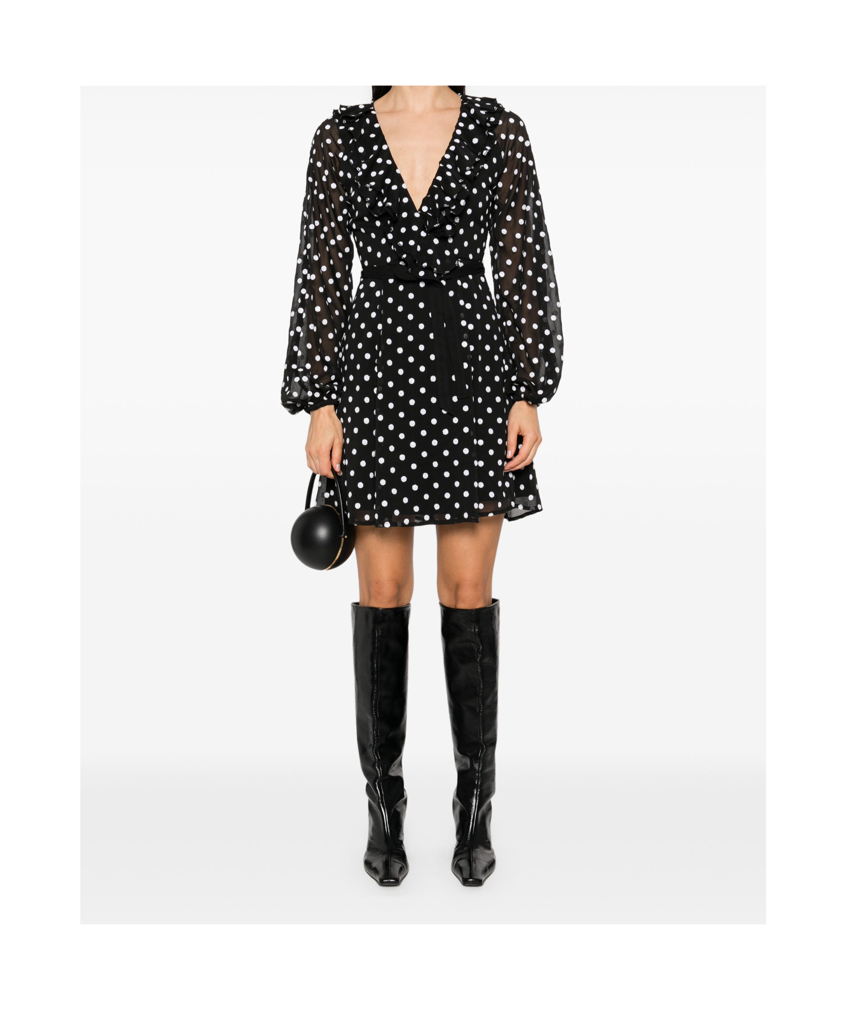 ROTATE BIRGER CHRISTENSEN LONG-SLEEVED DRESS