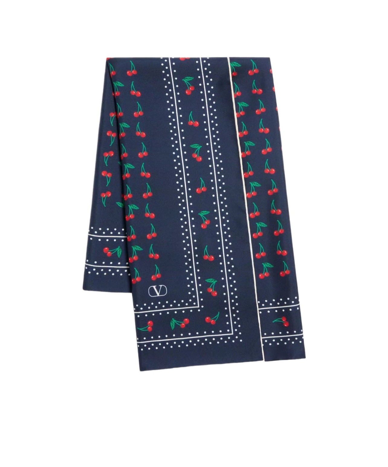 Valentino Garavani Cherryfic Scarf In Black