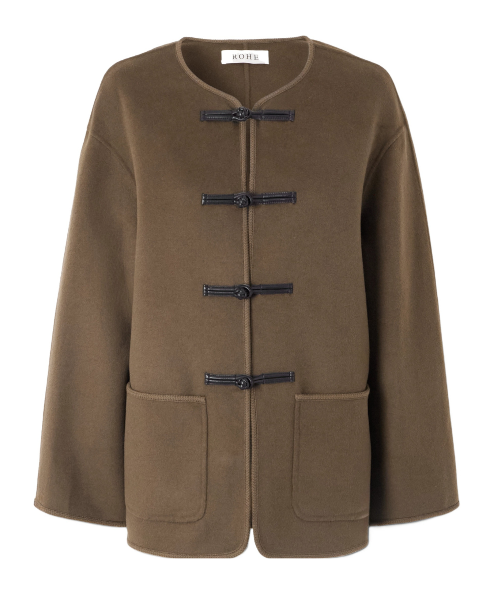 Rohe Wool Jacket In Brown
