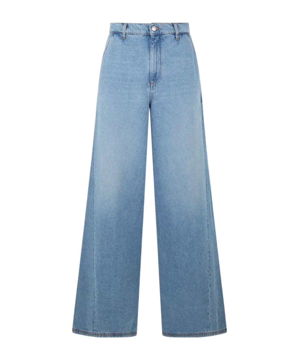 Gcds Denim Trousers With Belt Loops