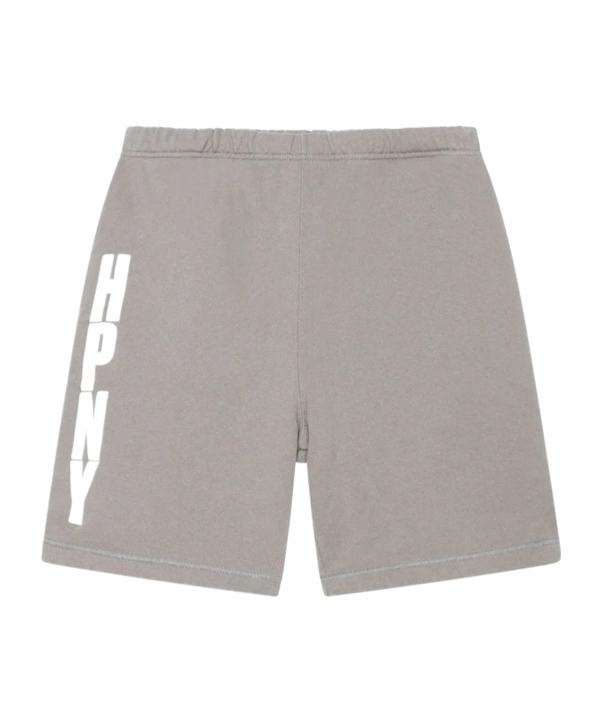 Heron Preston Logo Printed Shorts In Gray