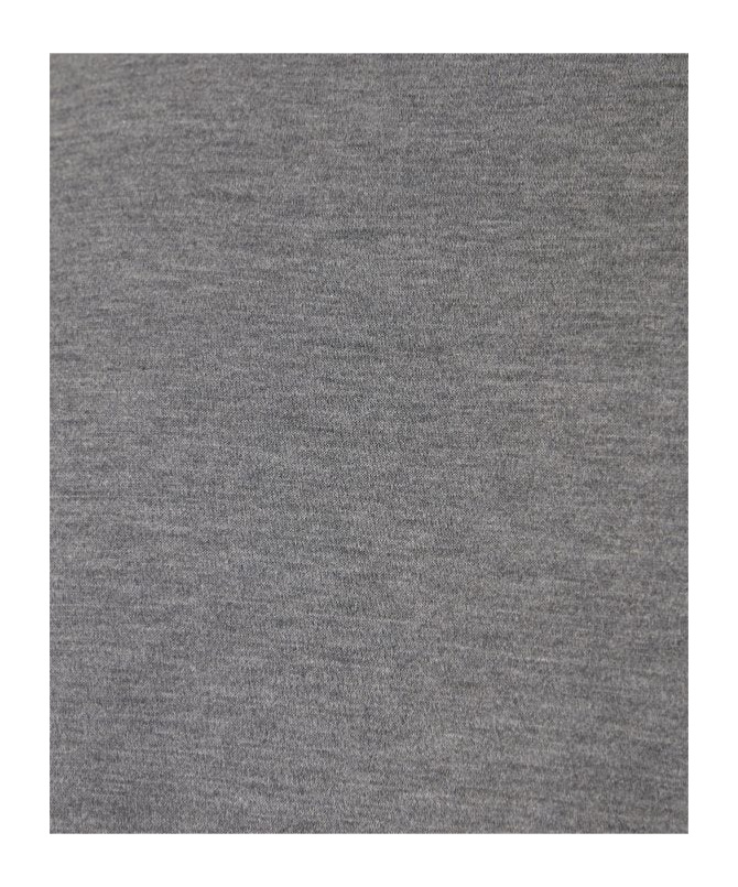 Brunello Cucinelli Silk Blend Crew Neck Sweater In Gray