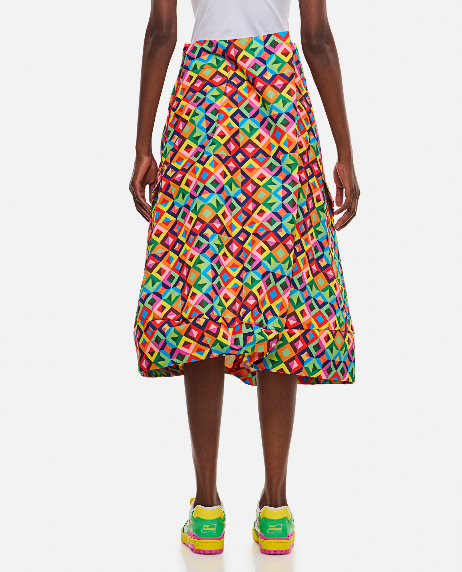 COMME DES GARÇONS COMME DES GARÇONS GEOMETRIC PRINTED SKIRT