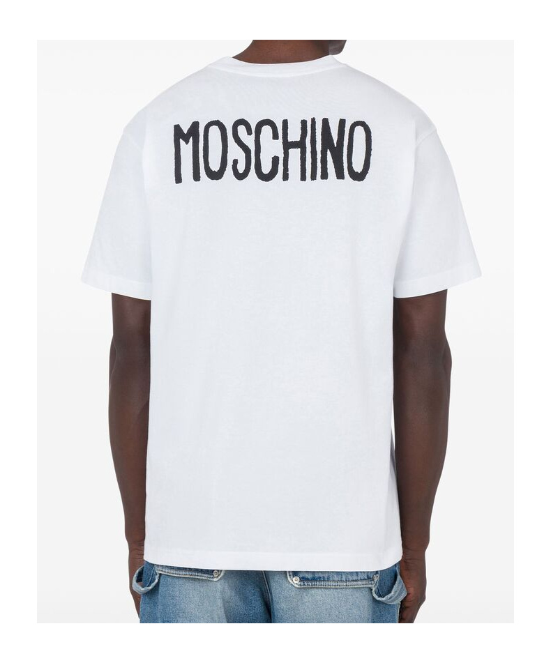 Moschino T-shirt With Lettering Print In White