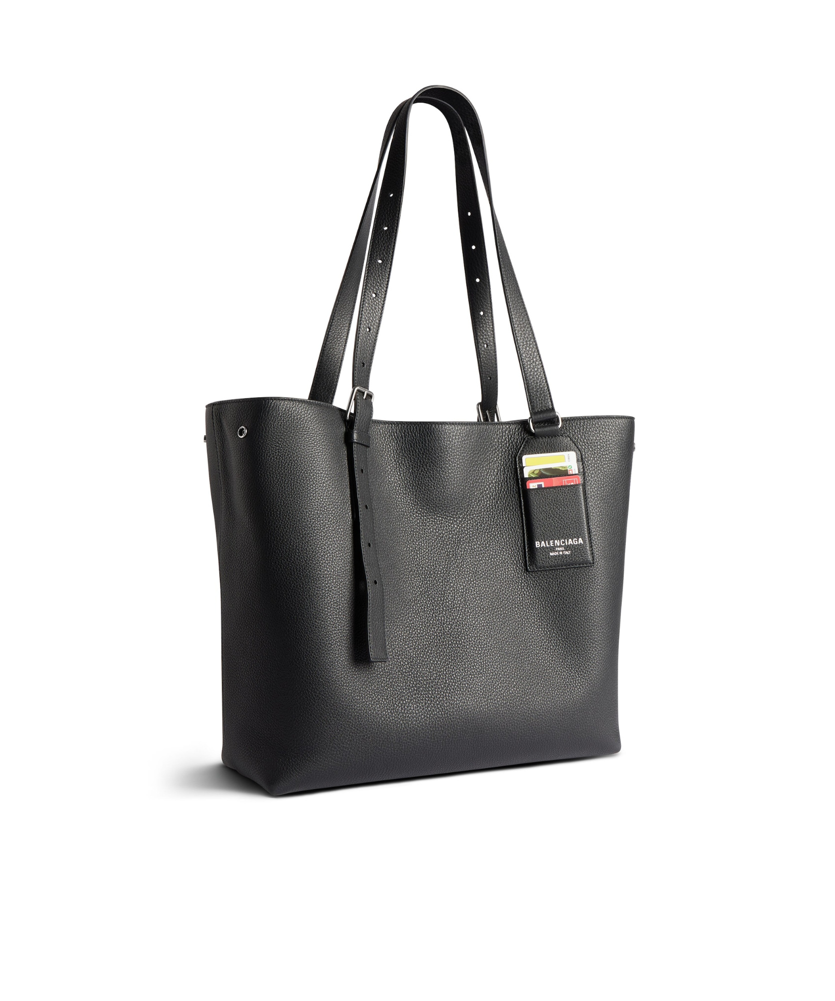 Balenciaga Double Handle Tote Bag In Black