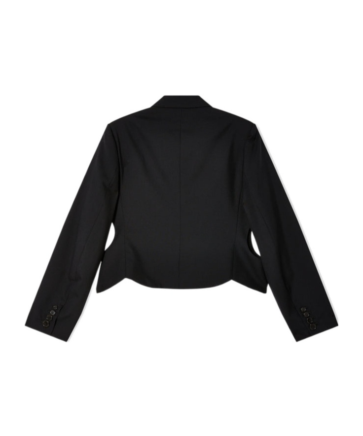 COMME DES GARÇONS EXAGGERATED-WAIST JACKET