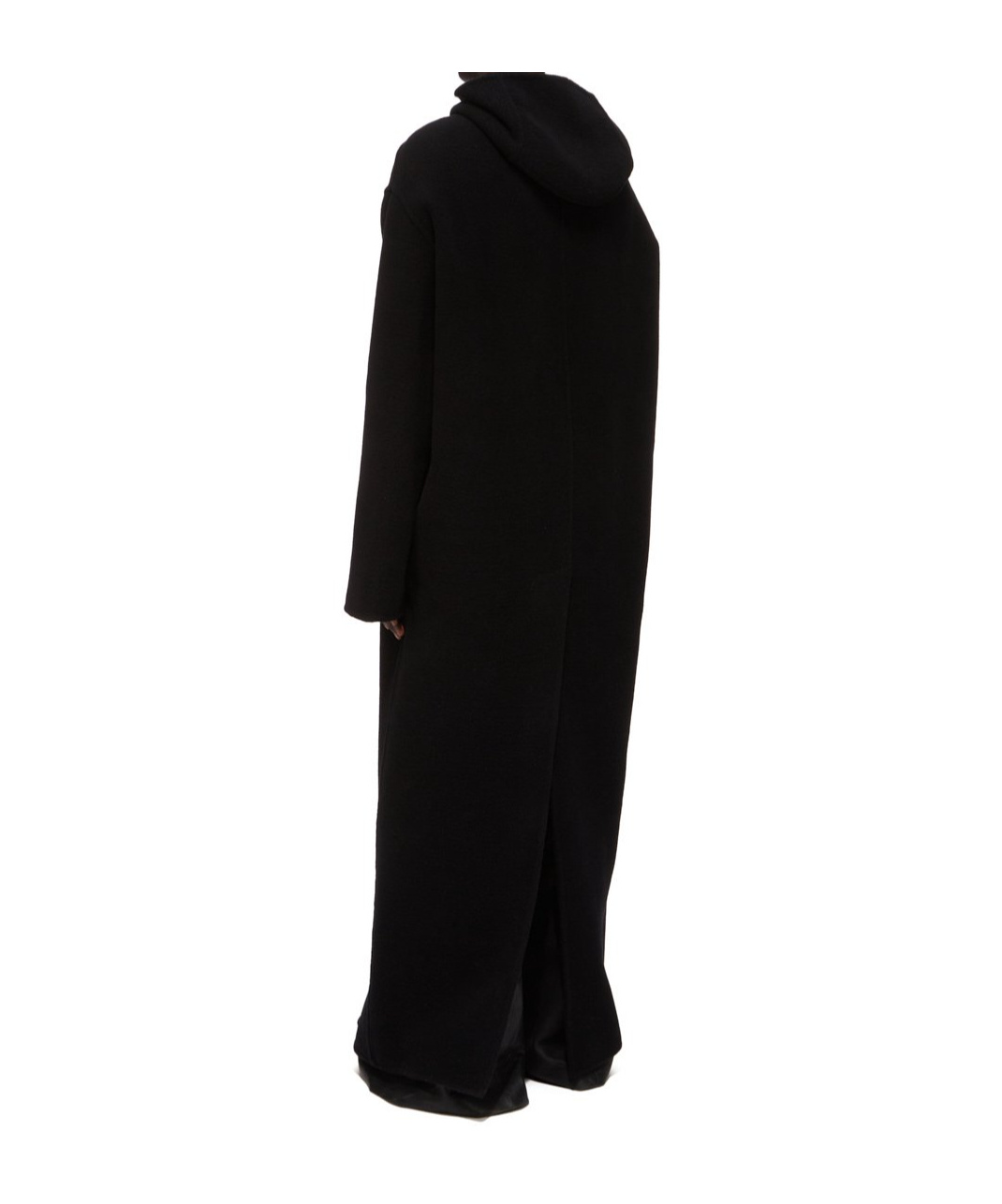 Rick Owens Long-sleeved Coat In Black
