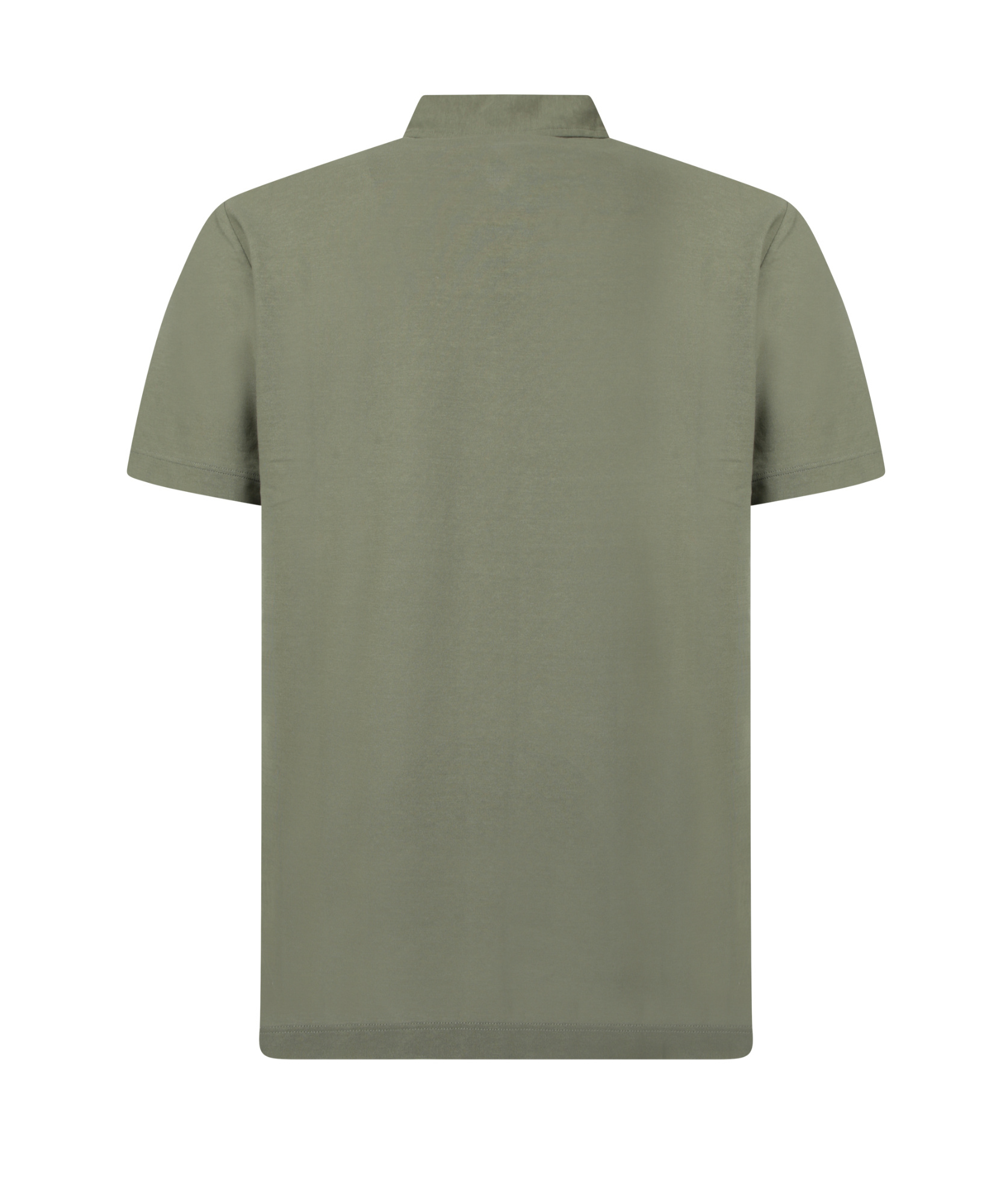 Zanone Green Ice Cotton Three Buttons Polo Shirt In Green