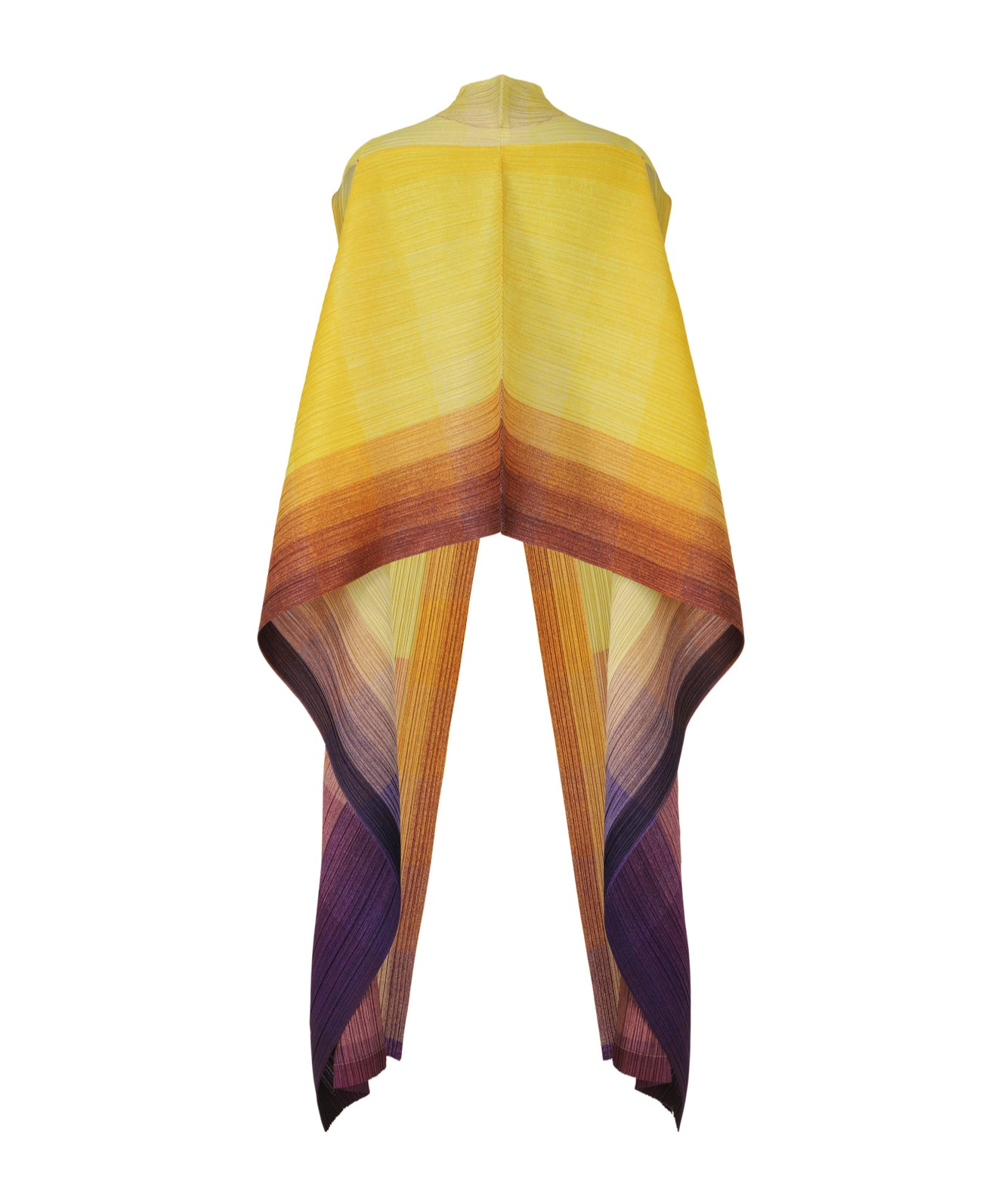 Issey Miyake Photon Cardigan In Yellow