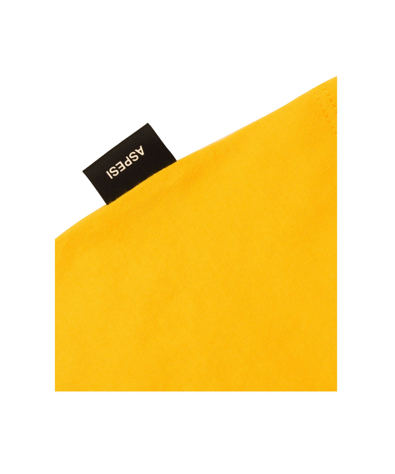 Aspesi Slogan-print T-shirt In Yellow