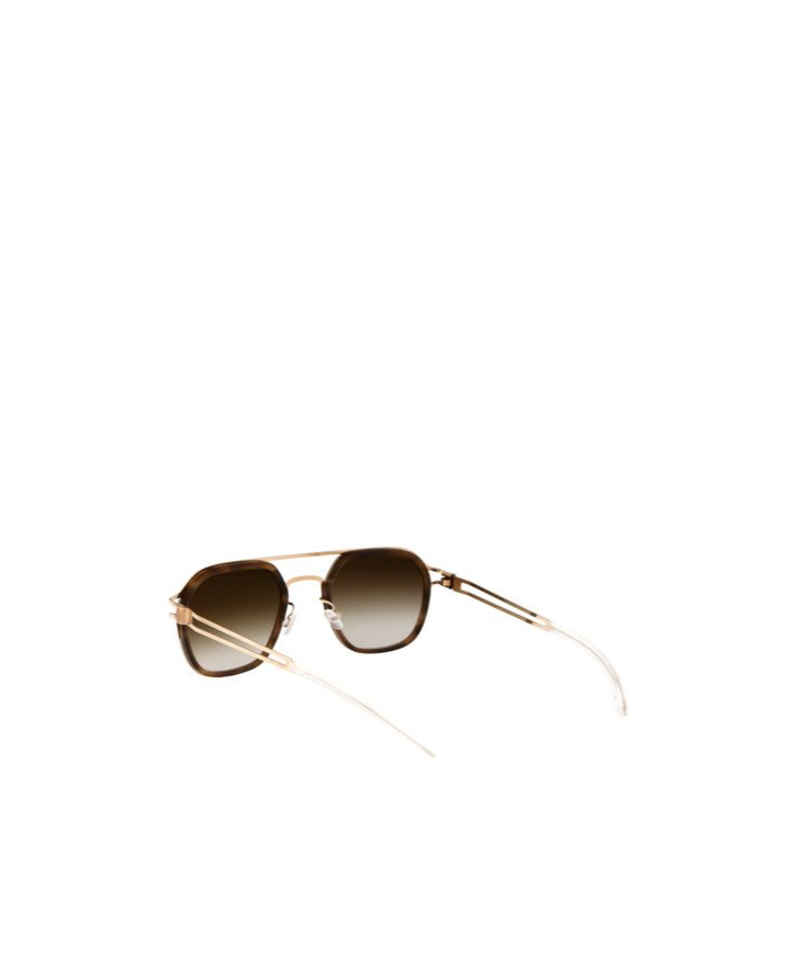 Mykita Leeland Pilot-frame Sunglasses In Nude
