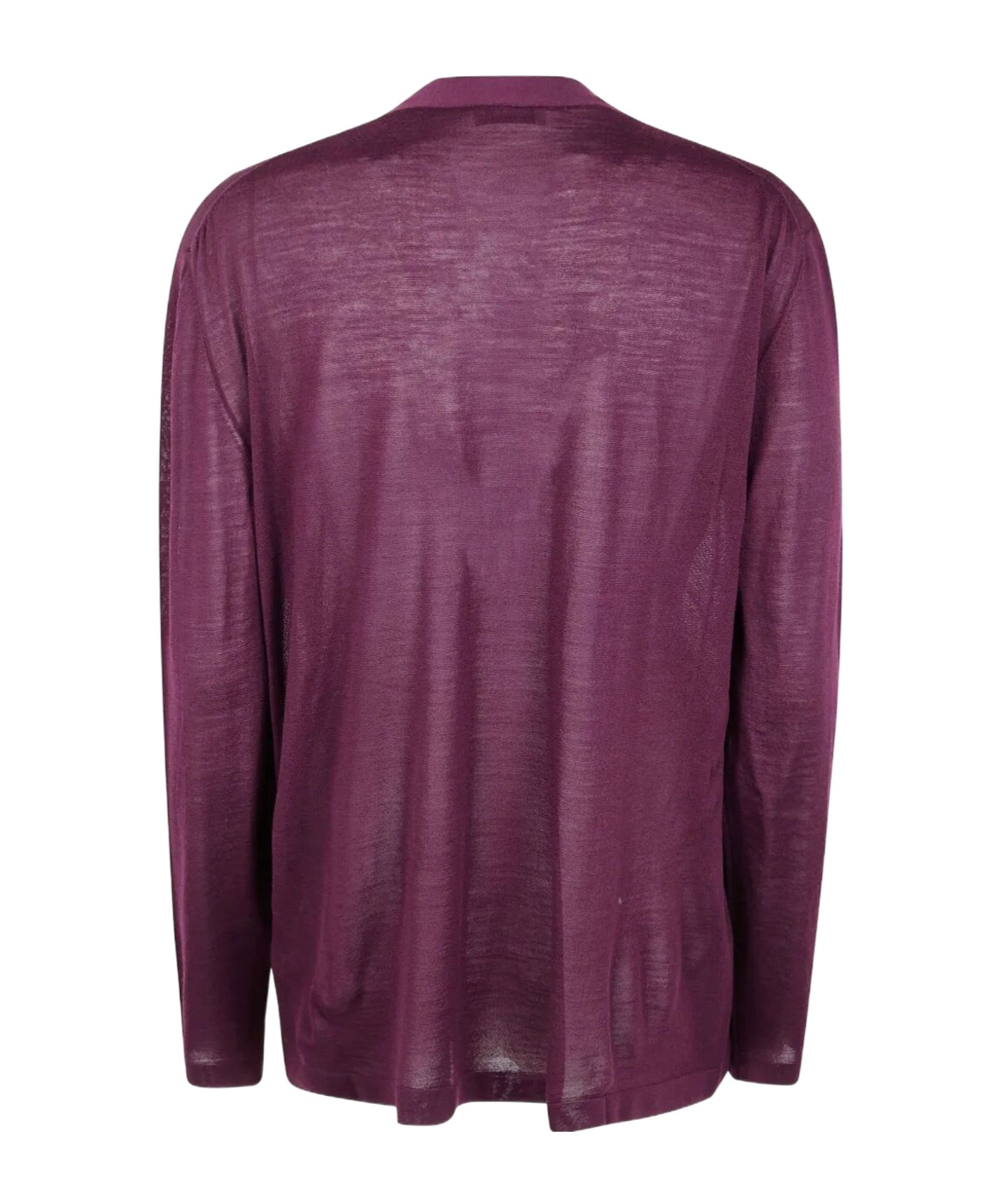 Mrz Buttoned Cardigan In Purple