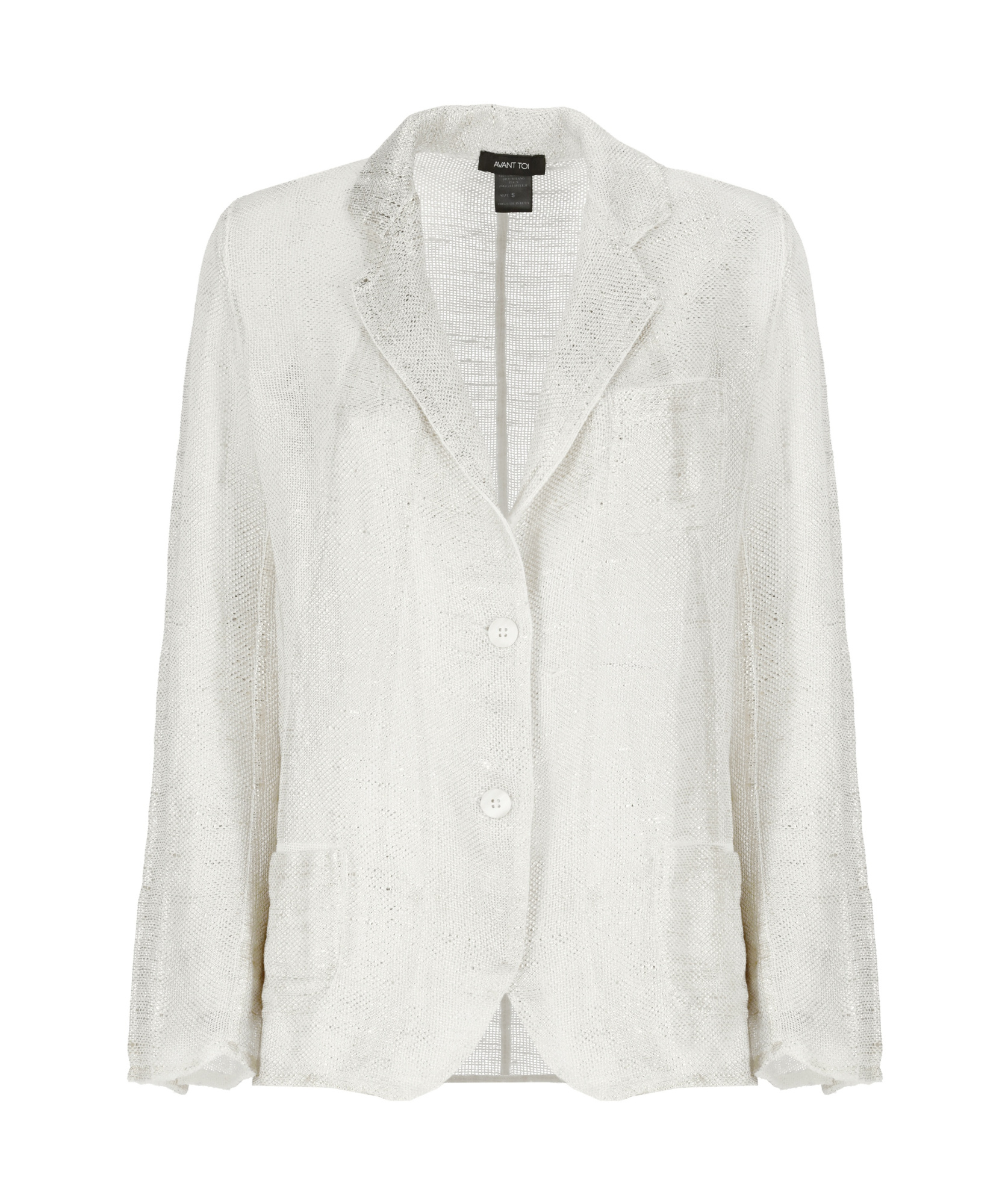 Avant Toi Line Blazer In White