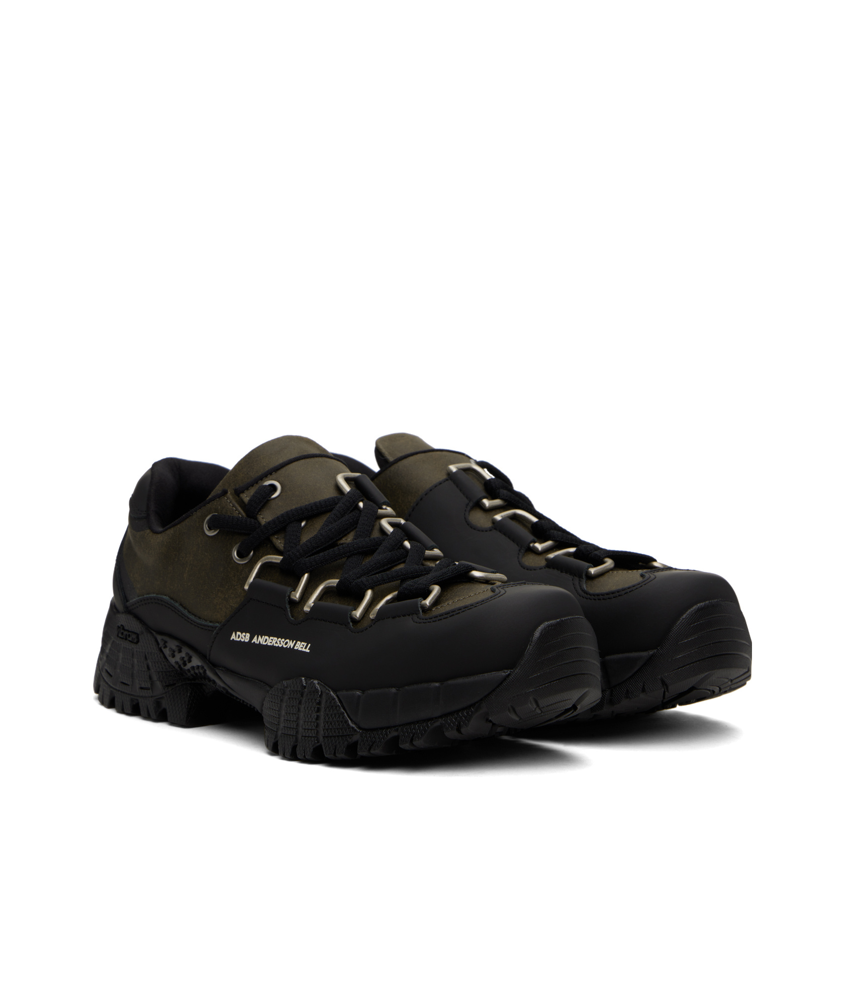 Andersson Bell Trainer Diagonale Sneakers In Black/brown