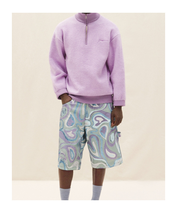 JACQUEMUS JACQUEMUS LA MAILLE BERGER ZIP COLLAR SWEATER