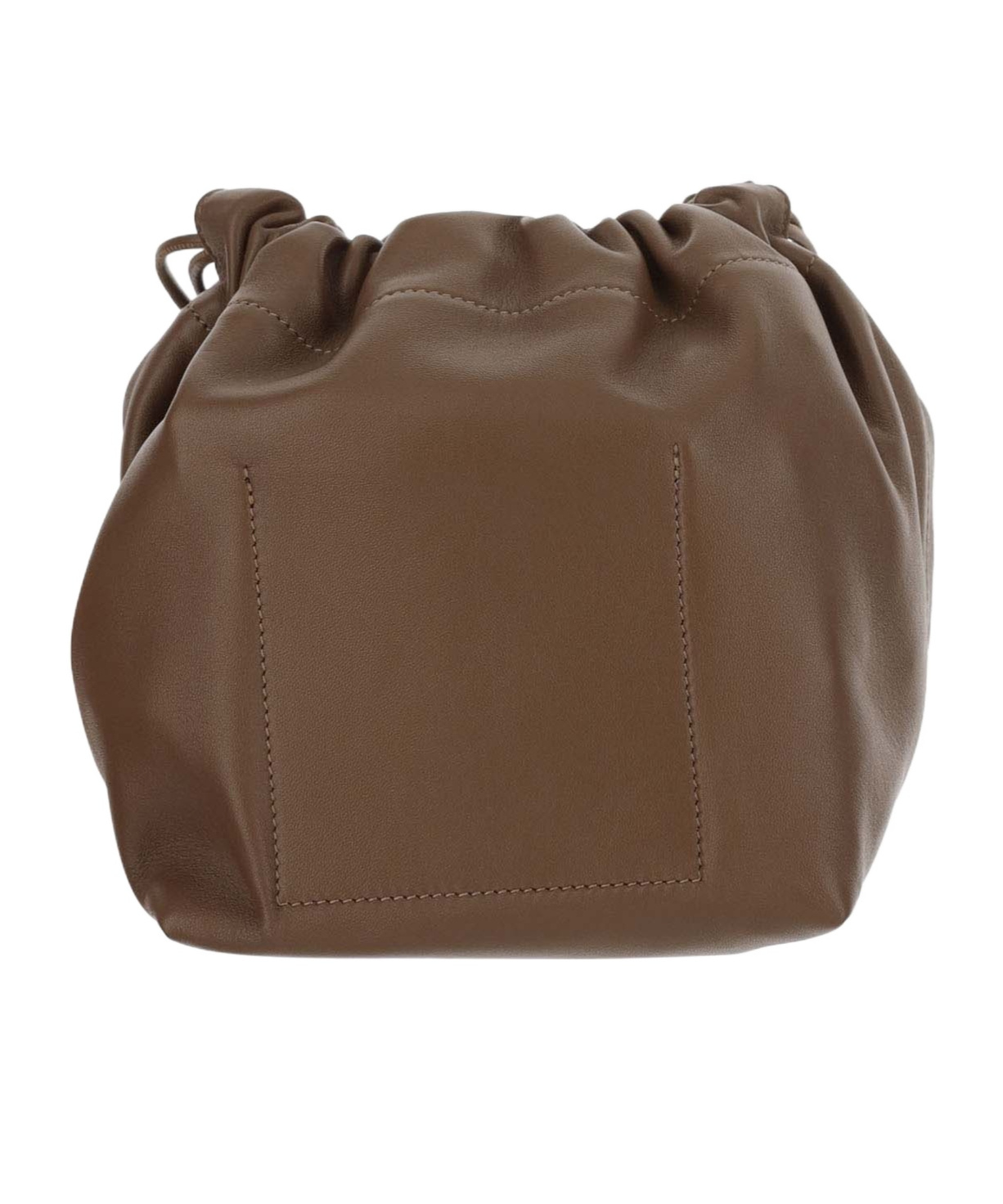 Jil Sander Dumpling Drawstring Shoulder Bag In Green