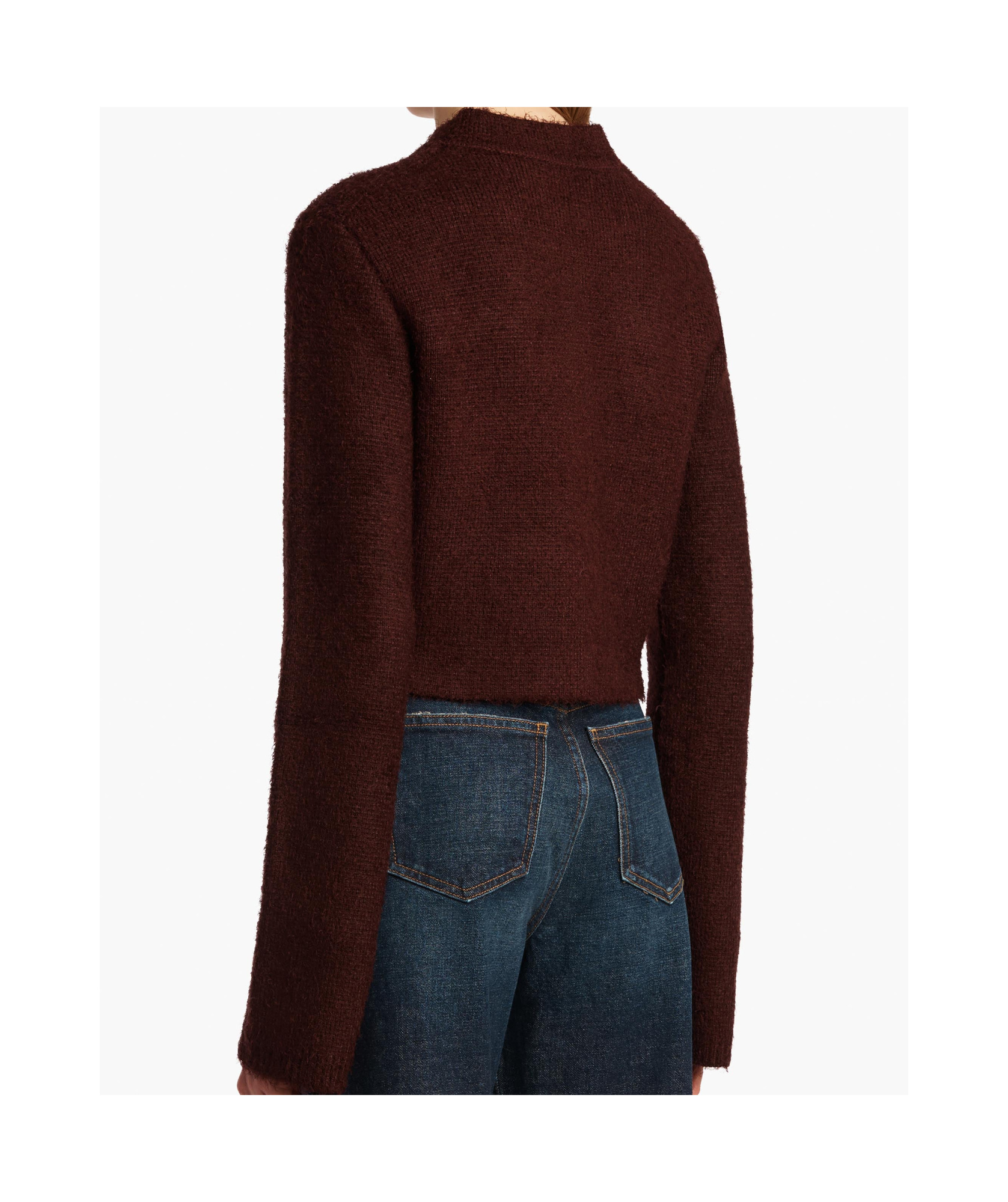 Khaite Silk-cashmere Ello Cardigan Jacket In Red
