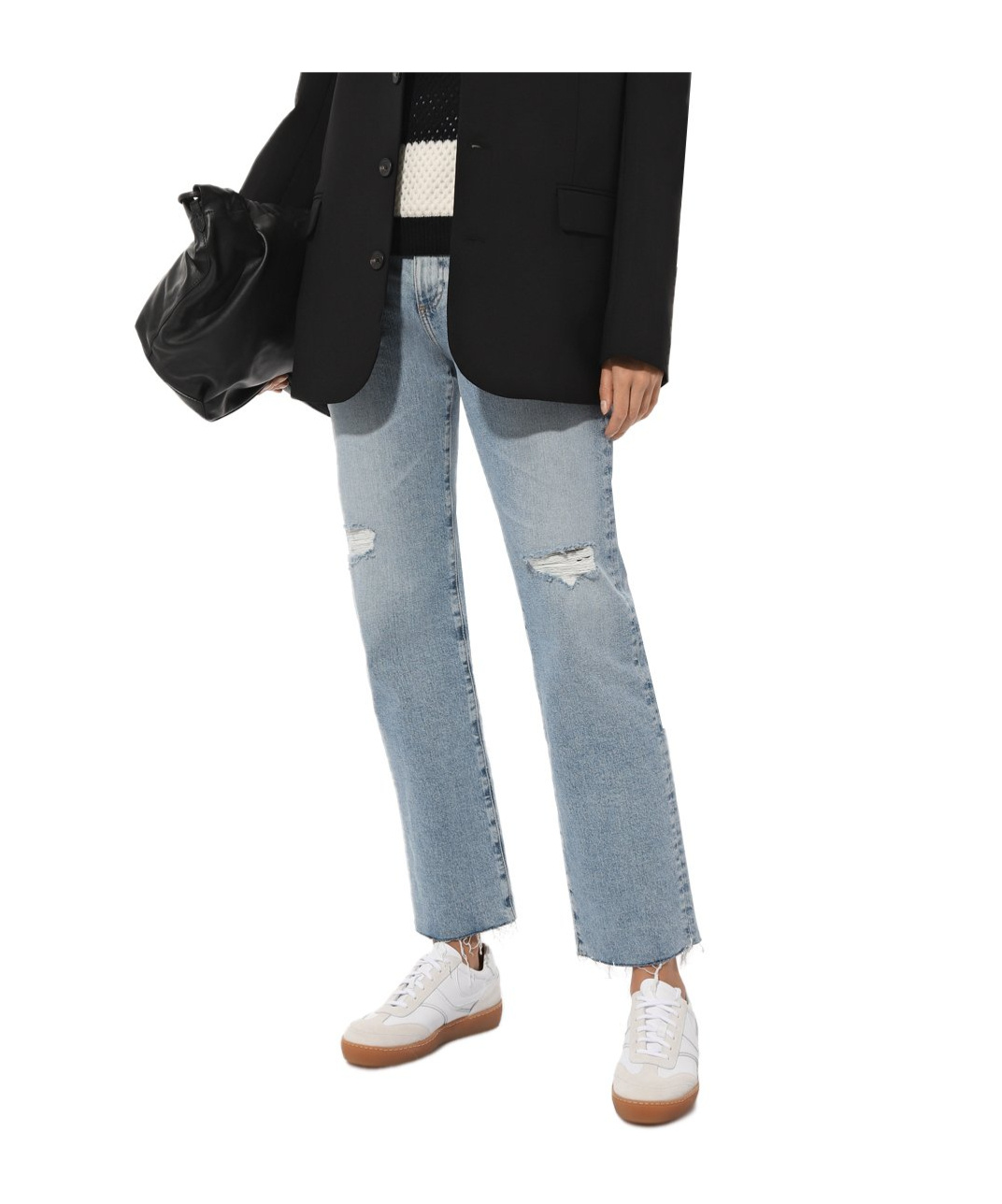 Dries Van Noten Round Head Low-cut Casual Shoes In White