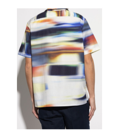 Ps By Paul Smith Ps Paul Smith Bowling Shirt In Multicolor