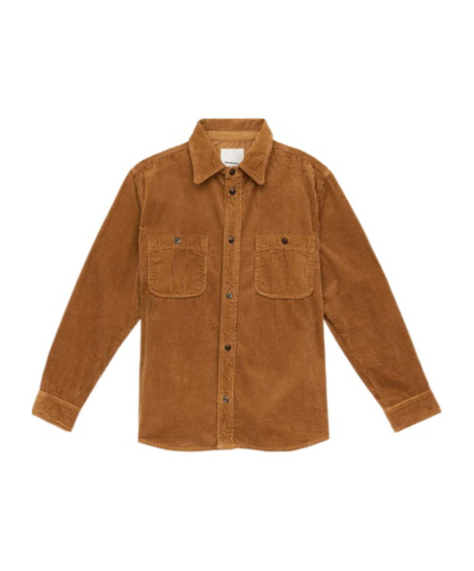 Isabel Marant Nario Shirt Nario Corduroy Shirt In Brown