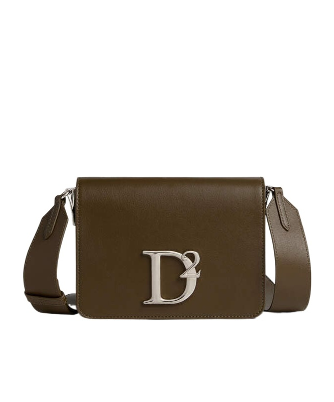 Dsquared2 Flip Shoulder Bag In Green