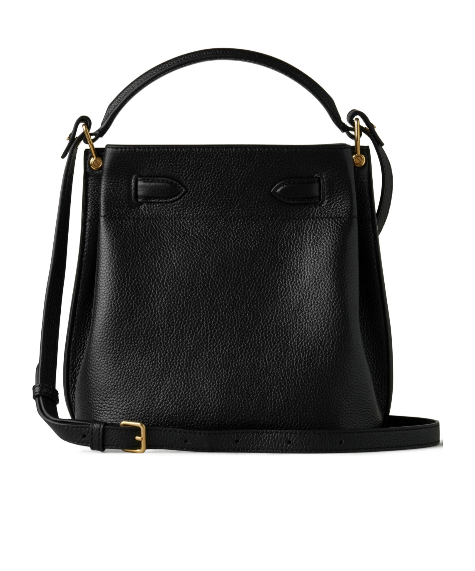 Mulberry Small Islington Leather Bucket Bag In Black