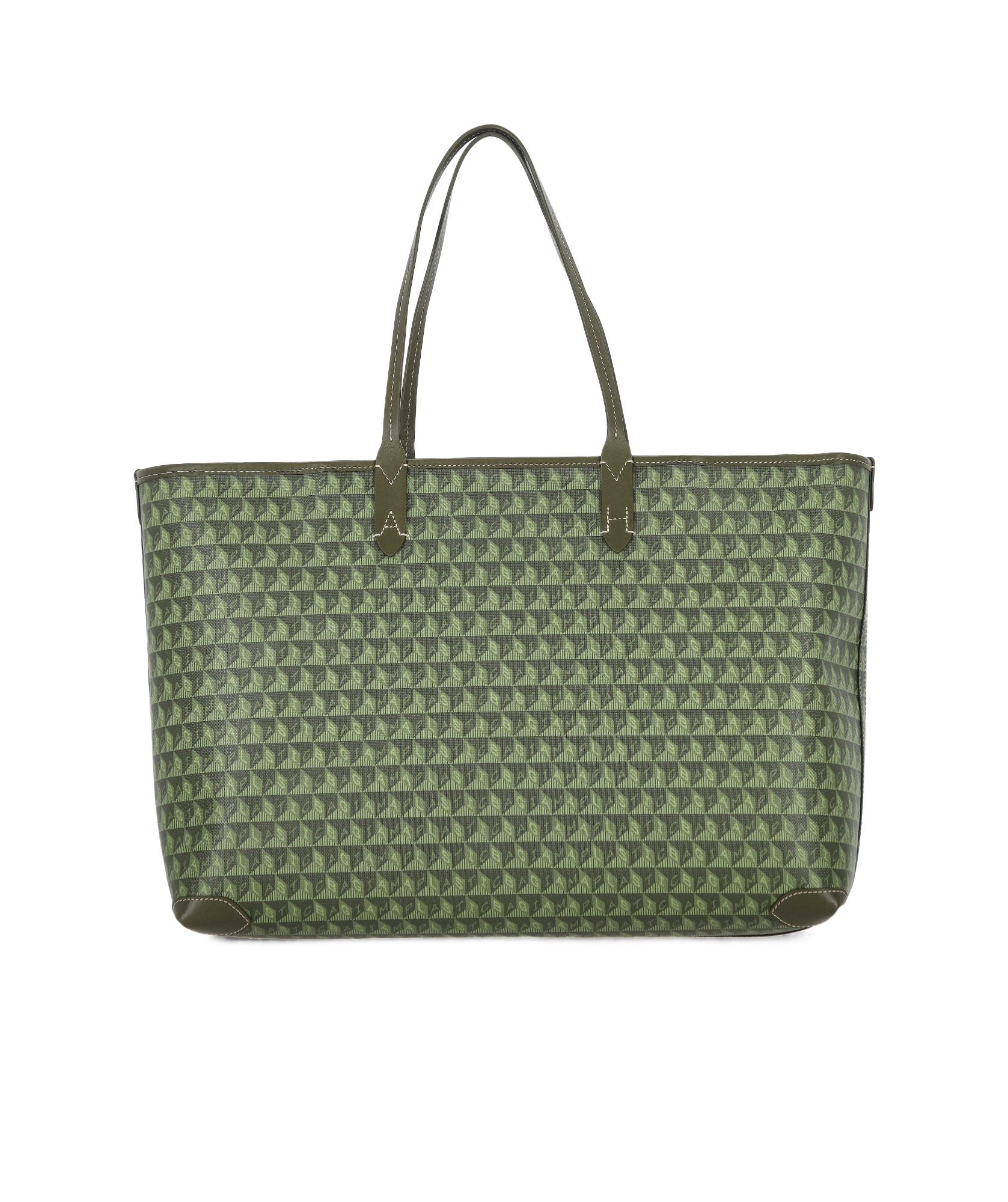 Anya Hindmarch Double-handle Shoulder Bag In Green