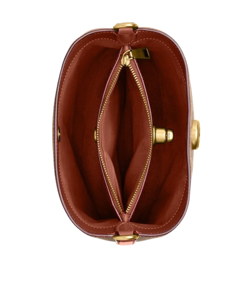 Coach Willow Bucket Bag And Shoulder Bag In Brown