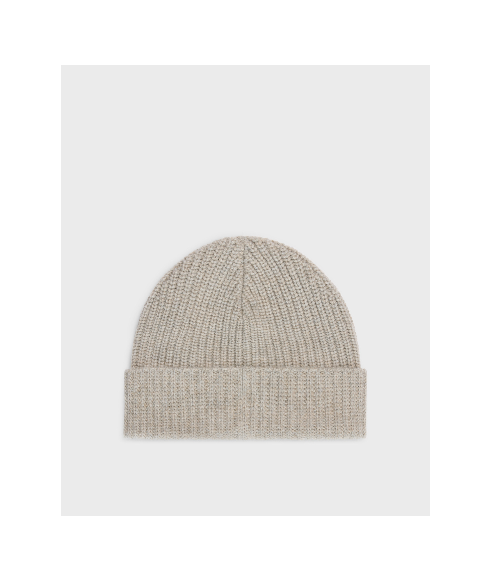 Celine Cashmere Triomphe Cap In Nude