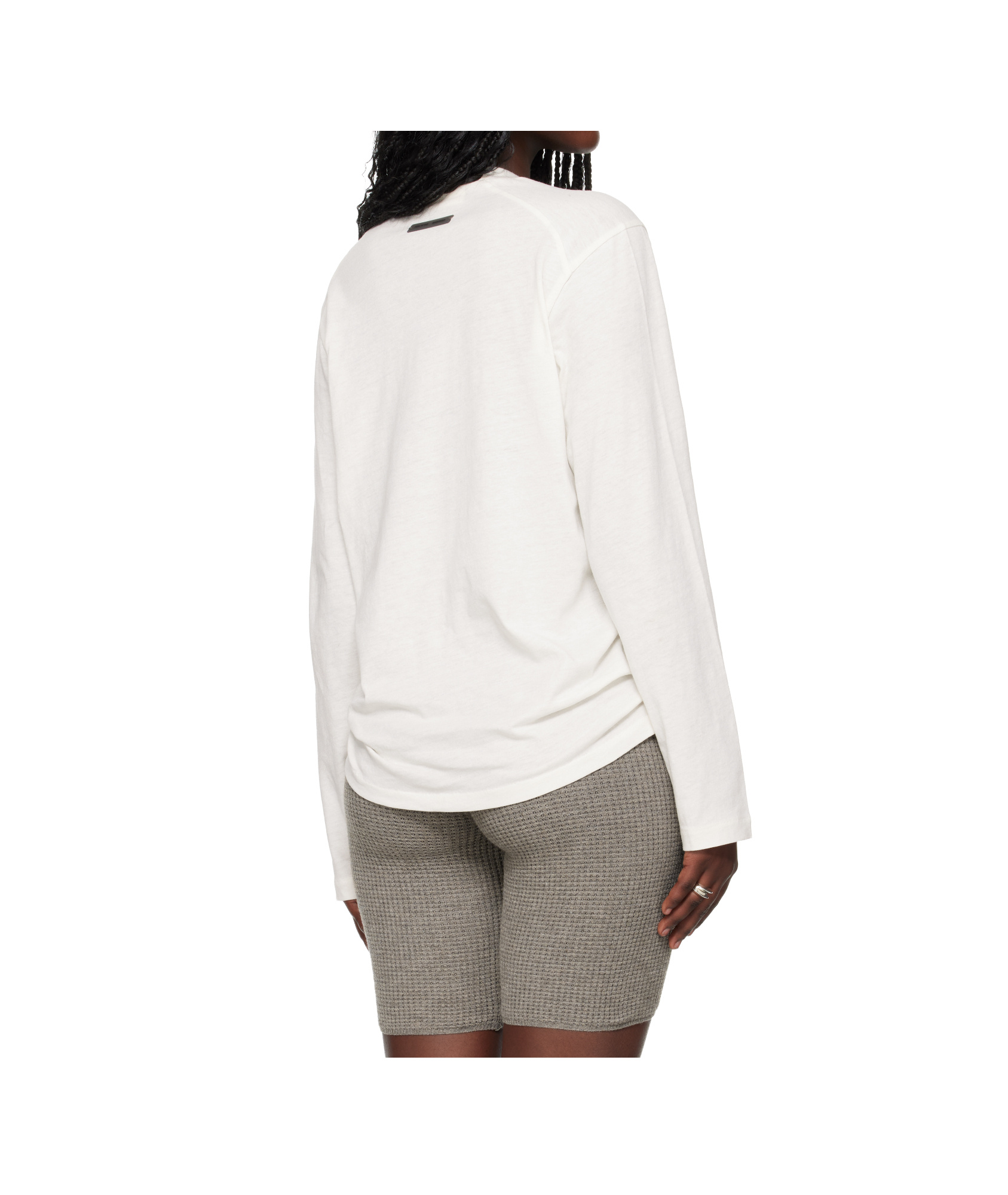 Essentials Cotton-blend Jersey T-shirt. In White