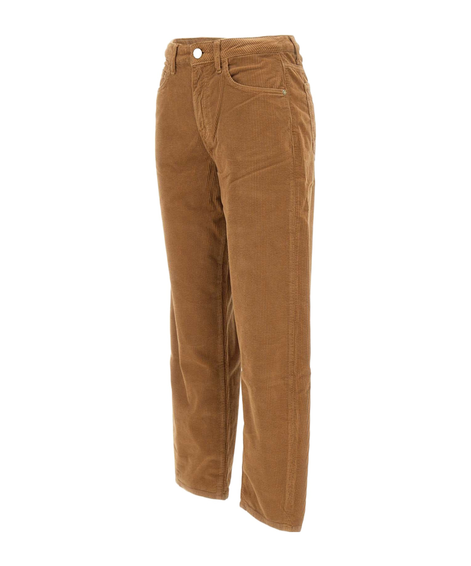 Kaos Corduroy Trousers In Brown