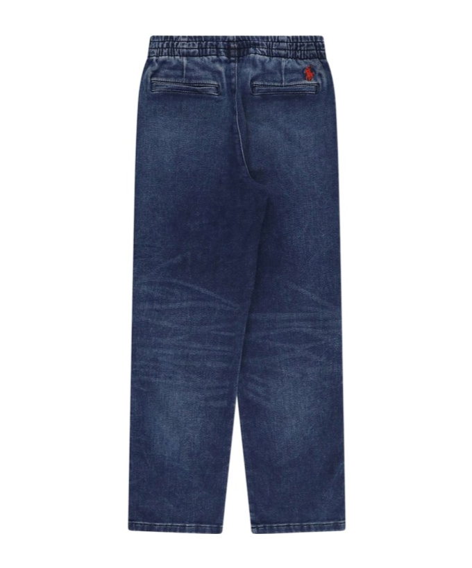 Polo Ralph Lauren Elastic Waist Jeans In Blue