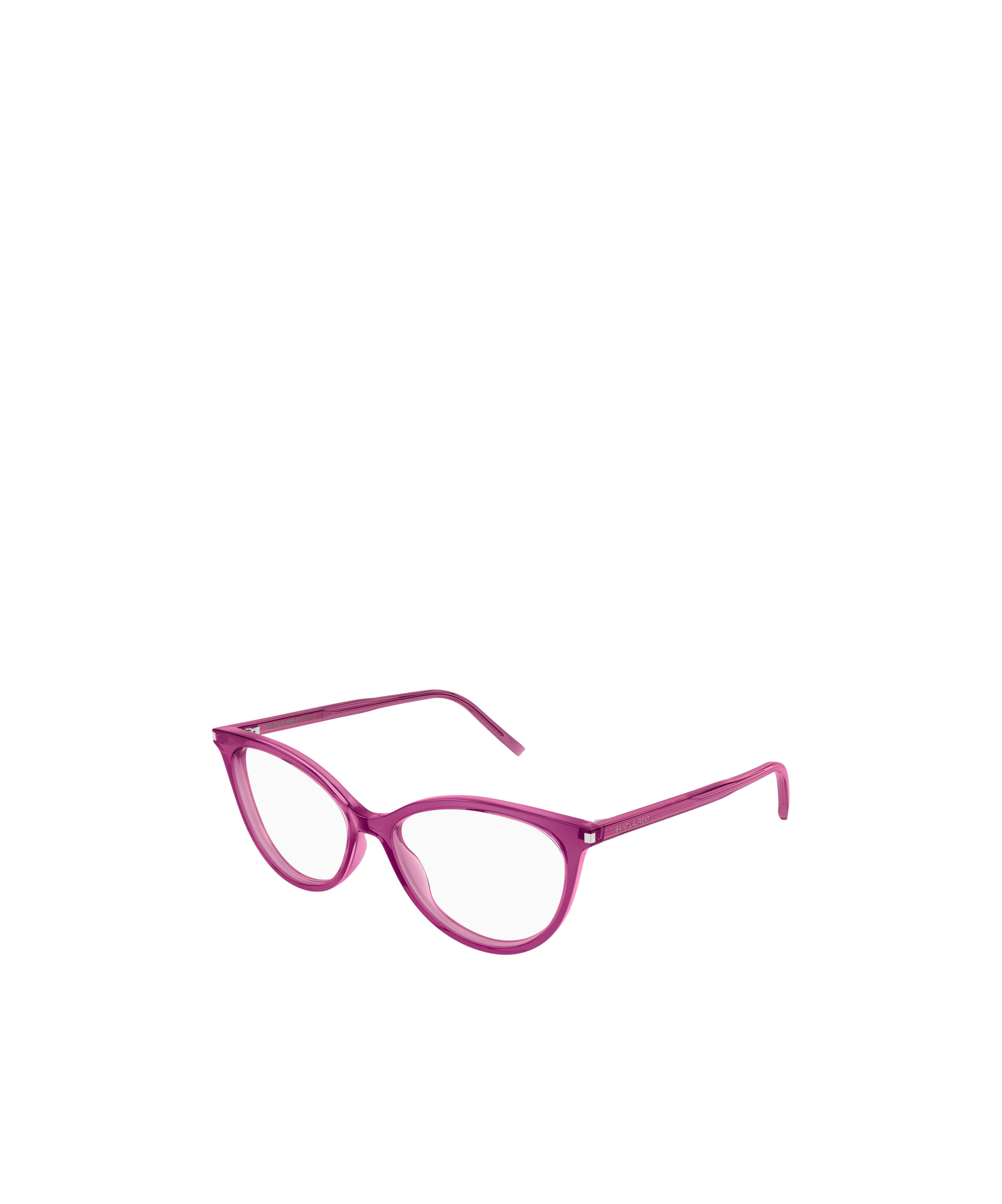 Saint Laurent Full-frame Flat Mirror In Pink
