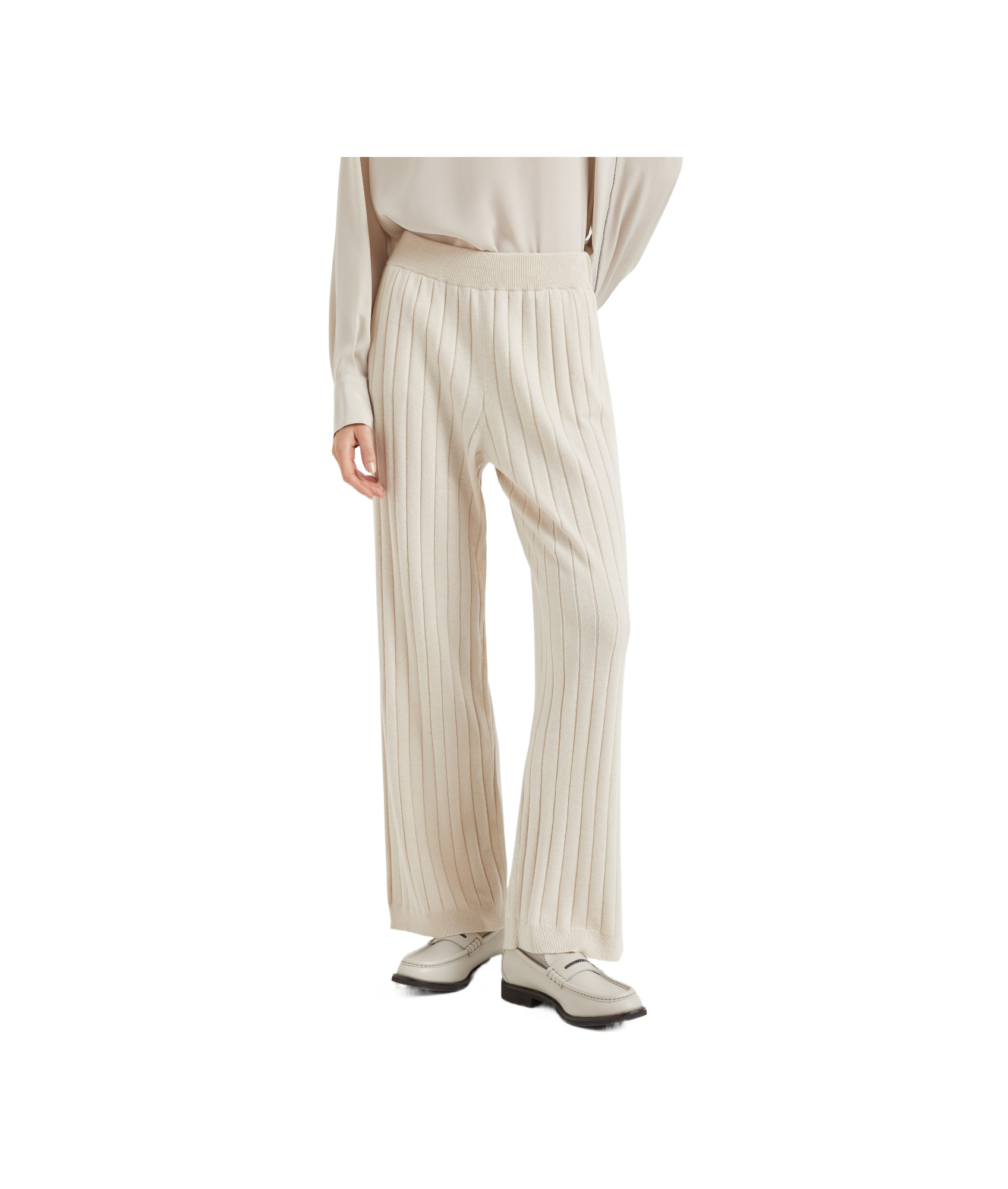 Brunello Cucinelli Plain Luo Trousers In Nude