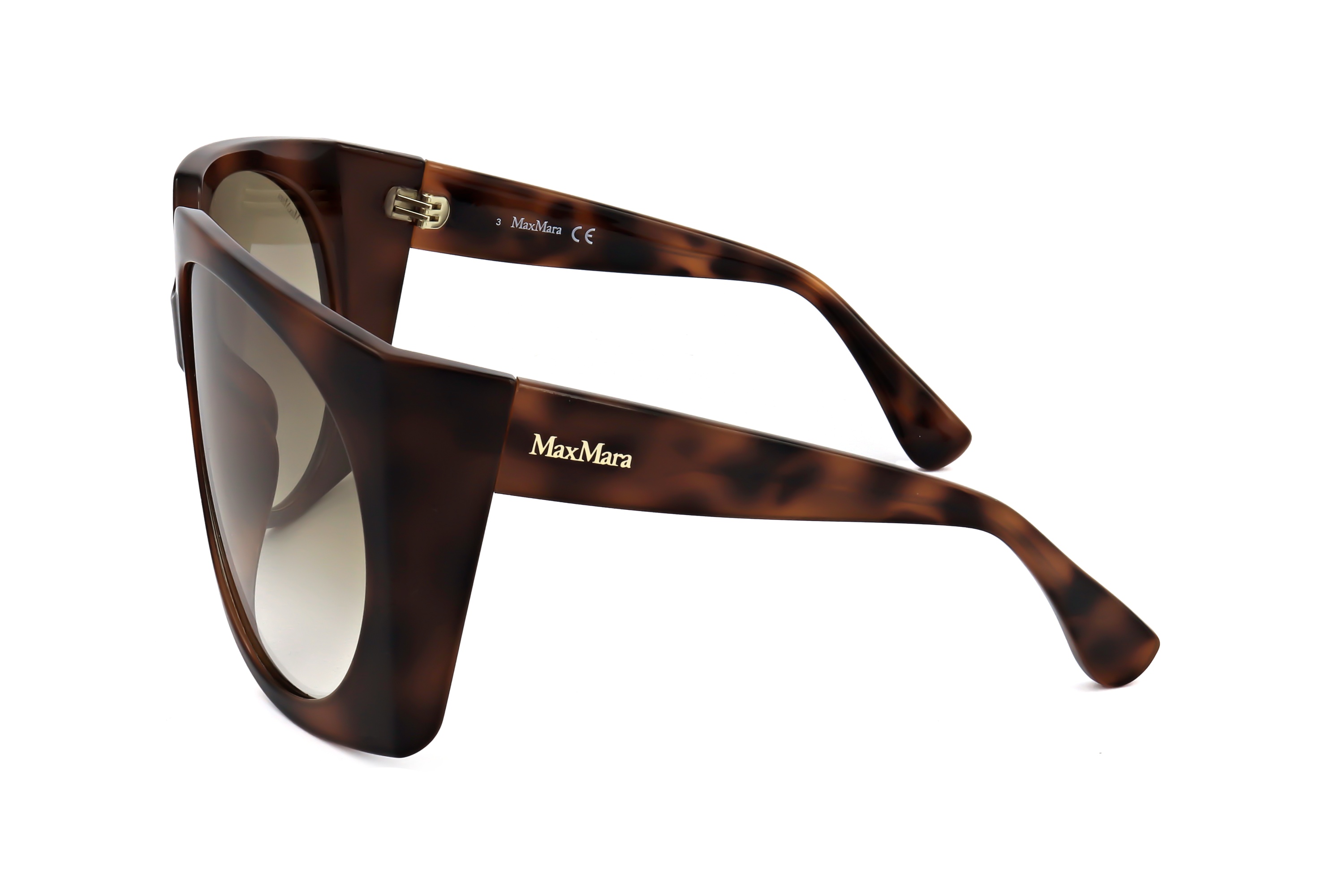 Max Mara Full Frame Sunglasses In Brown