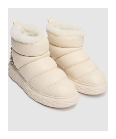 JIMMY CHOO ROUND-HEAD SHORT BOOTS