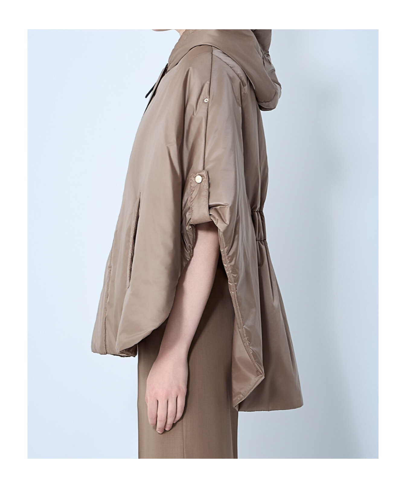 Max Mara Zipper Jacket In Brown