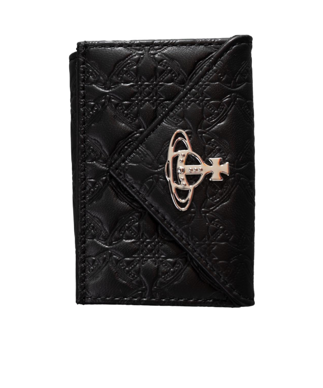 Vivienne Westwood Tri-fold Mini Wallet In Black