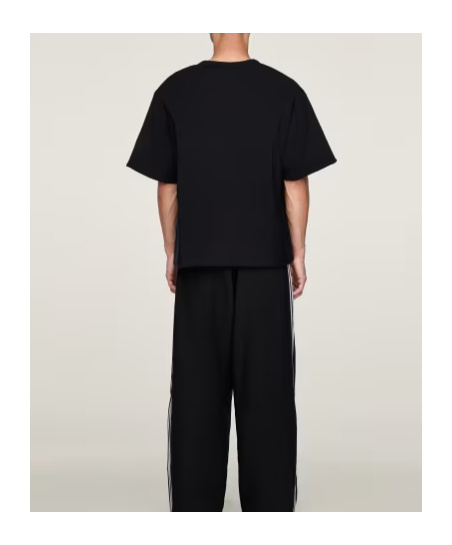 Y-3 Padded Short Sleeve Tee In Black